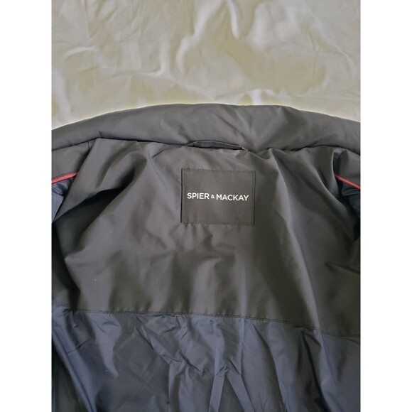 Spier & MacKay Black Short Down Feather Puffer Jacket Mens Size XL - Picture 4 of 10